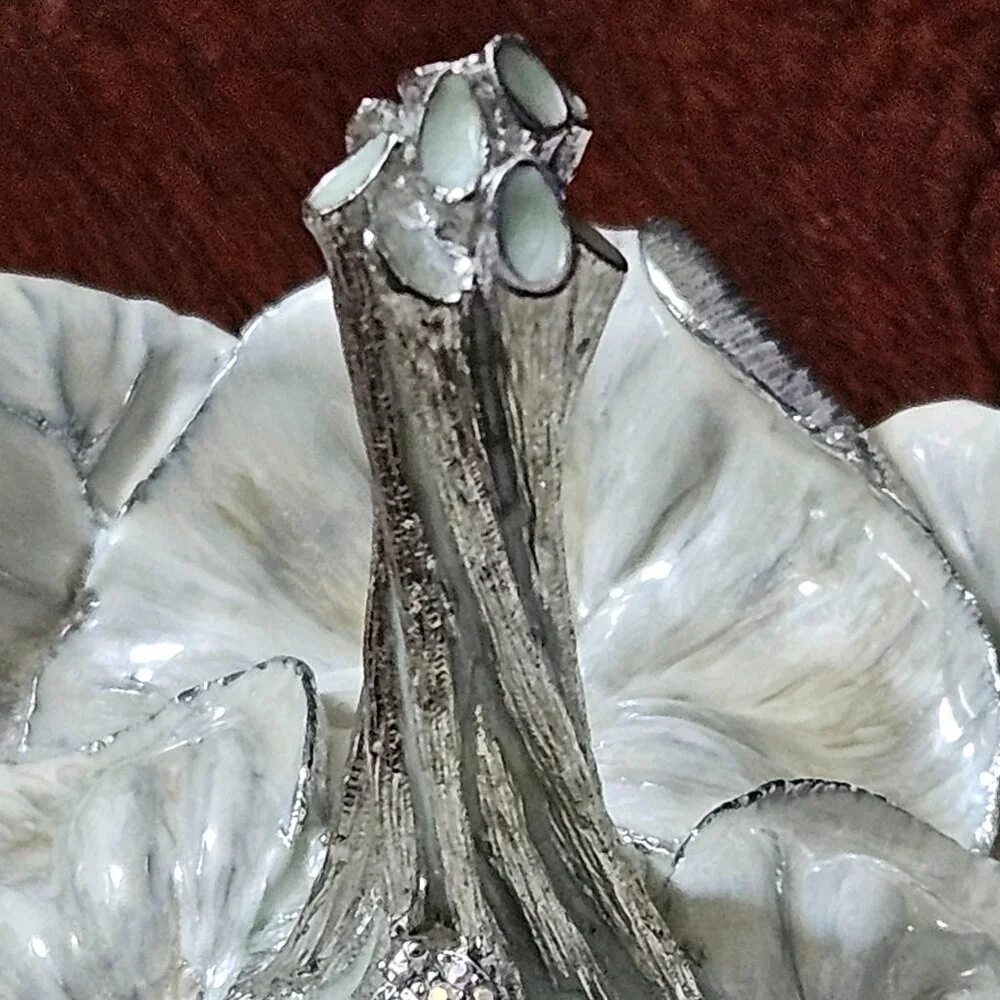 RARE JAY STRONGWATER DUCHESS LADYBUG ENAMEL CRYSTAL JEWELRY RING HOLDER VANITY